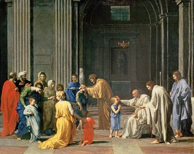 Bevestiging, ca. 1638 door Nicolas Poussin
